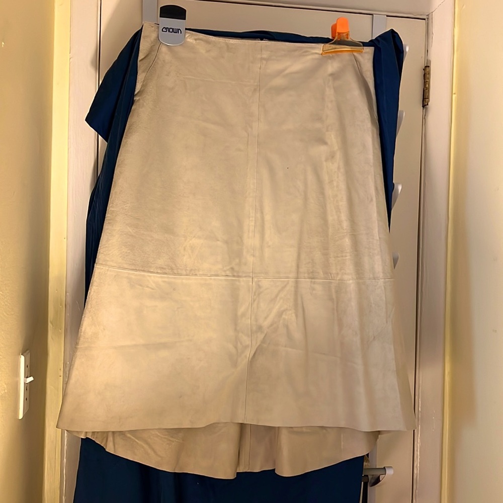 Genuine Suede Skirt, size 14
